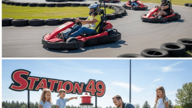 High-Energy Fun at Station 49 (Go-Karts & Mini Golf)